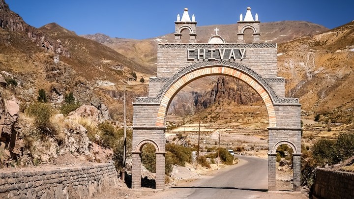 Chivay, arredores de Arequipa, Peru