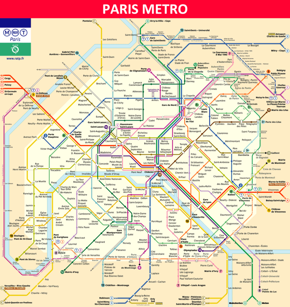 Paris-metro-map